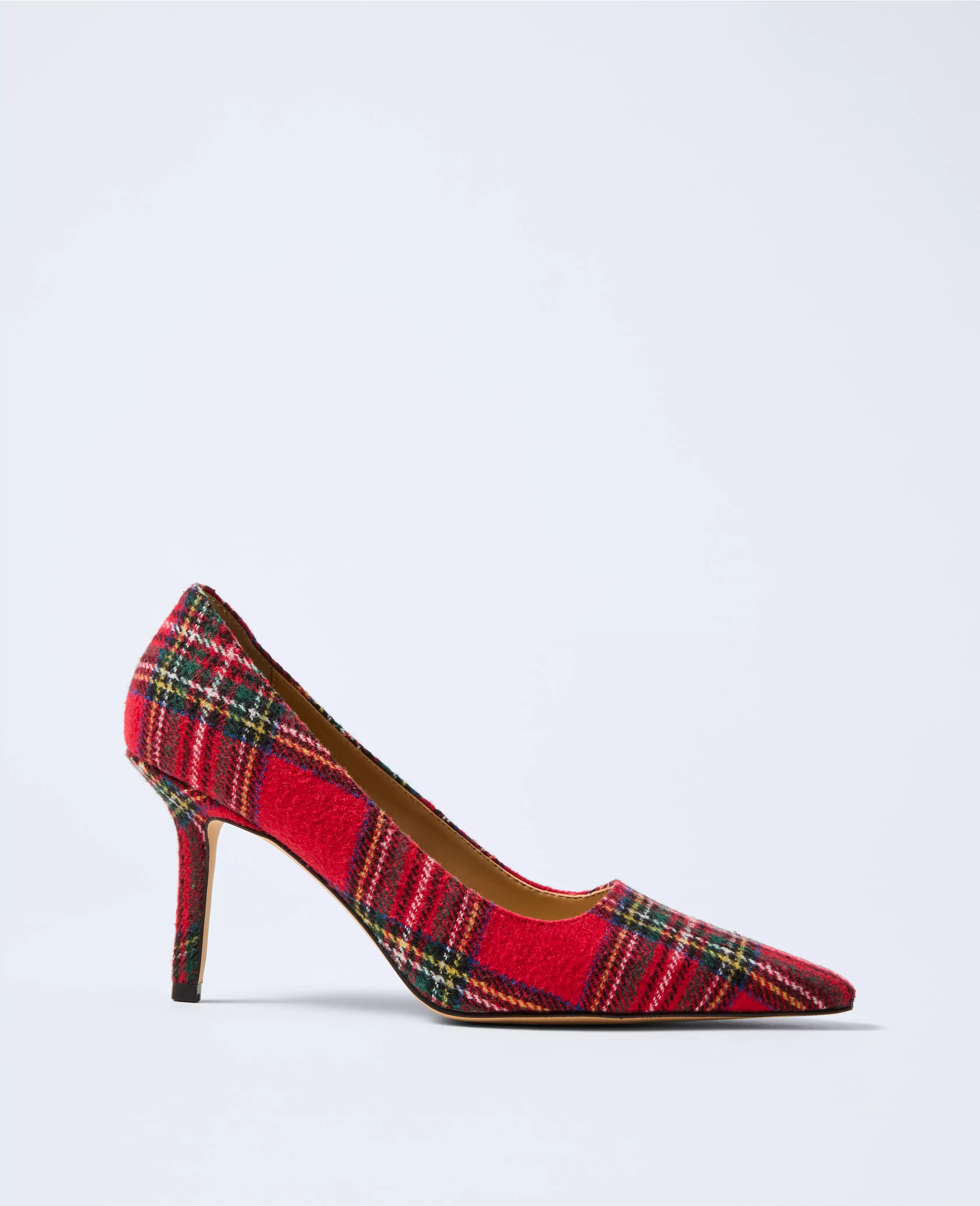 Plaid Nip Toe Pump | Ann Taylor