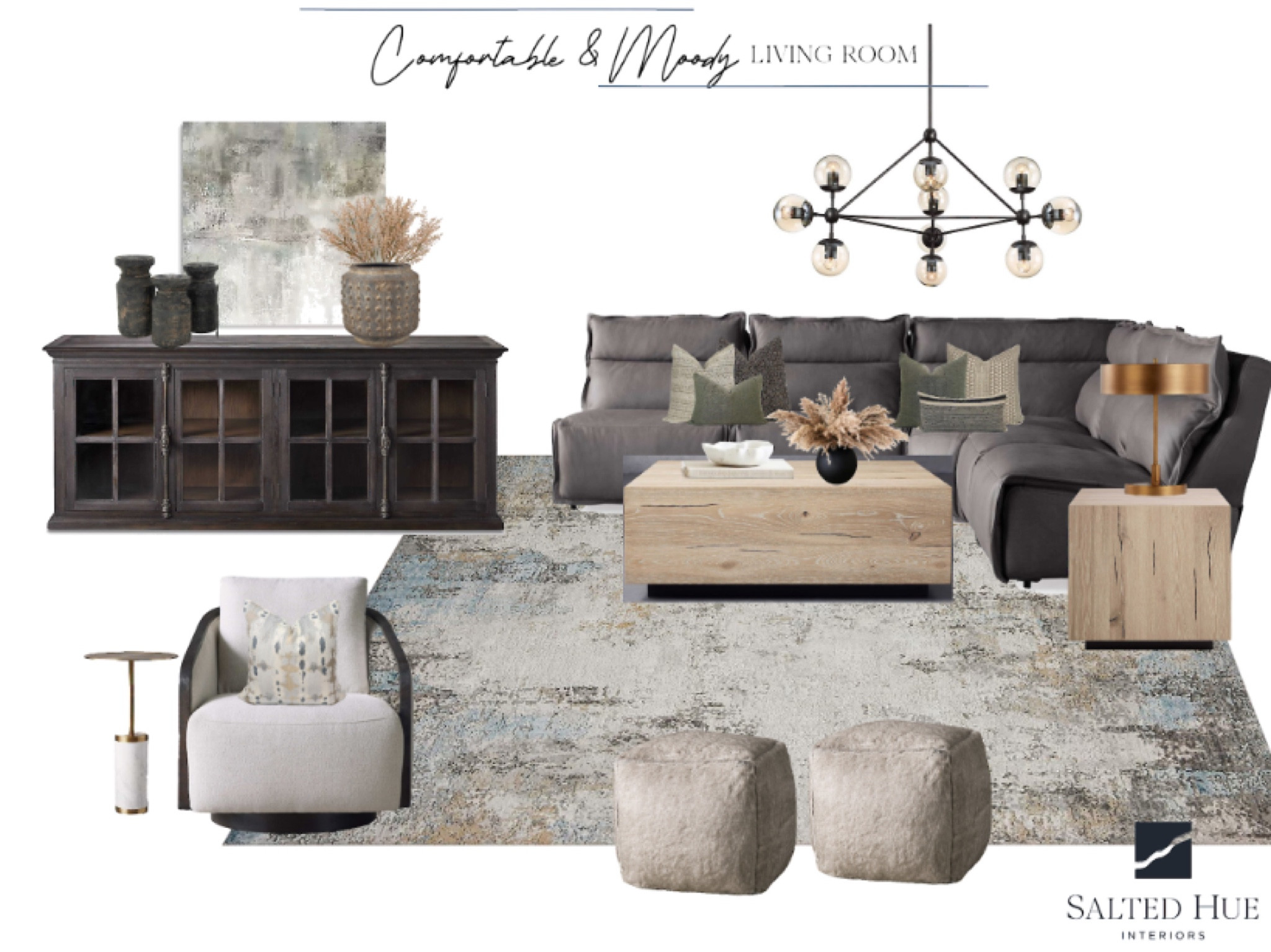 We love this comfortable and moody living room!

#LTKhome #LTKstyletip