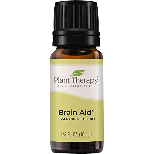 Plant Therapy Brain Aid Essential Oil Blend for Focus & Attention 100% Pure, Undiluted, Natural Aromatherapy, Therapeutic Grade 10 mL (1/3 oz) | Amazon (US)