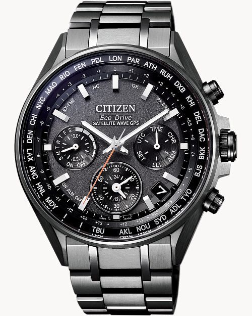 Satellite Wave GPS Black Dial Super Titanium Bracelet CC4004-58E | CITIZEN | Citizen Watch