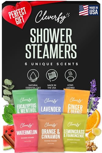 Cleverfy Shower Steamers Aromatherapy - Valentines Day Gifts for Him, Her, Husband, Boyfriend,Teen Girls and Boys - Valentines Gifts for Him, Her, Men and Women- 6 Tablets | Amazon (US)