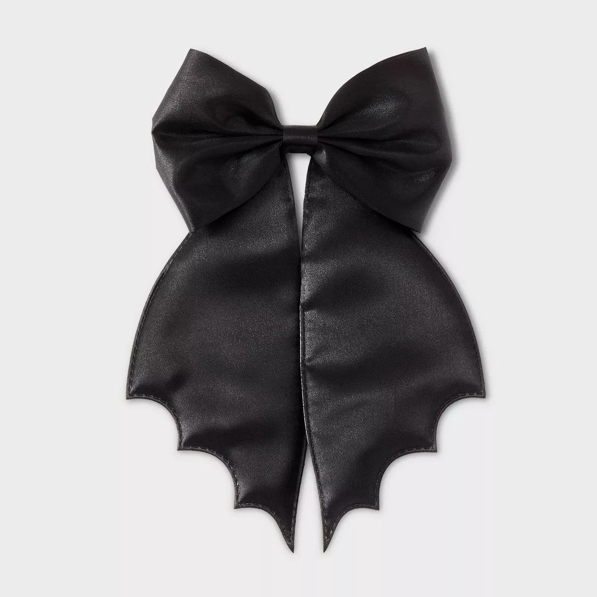Halloween Bat Wings Hair Bow Clip - Black | Target