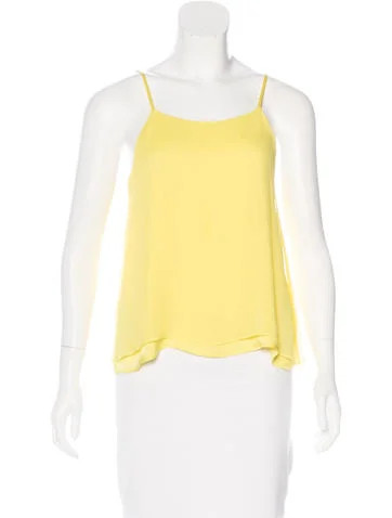 Alice + Olivia Silk Sleeveless Top | The Real Real, Inc.