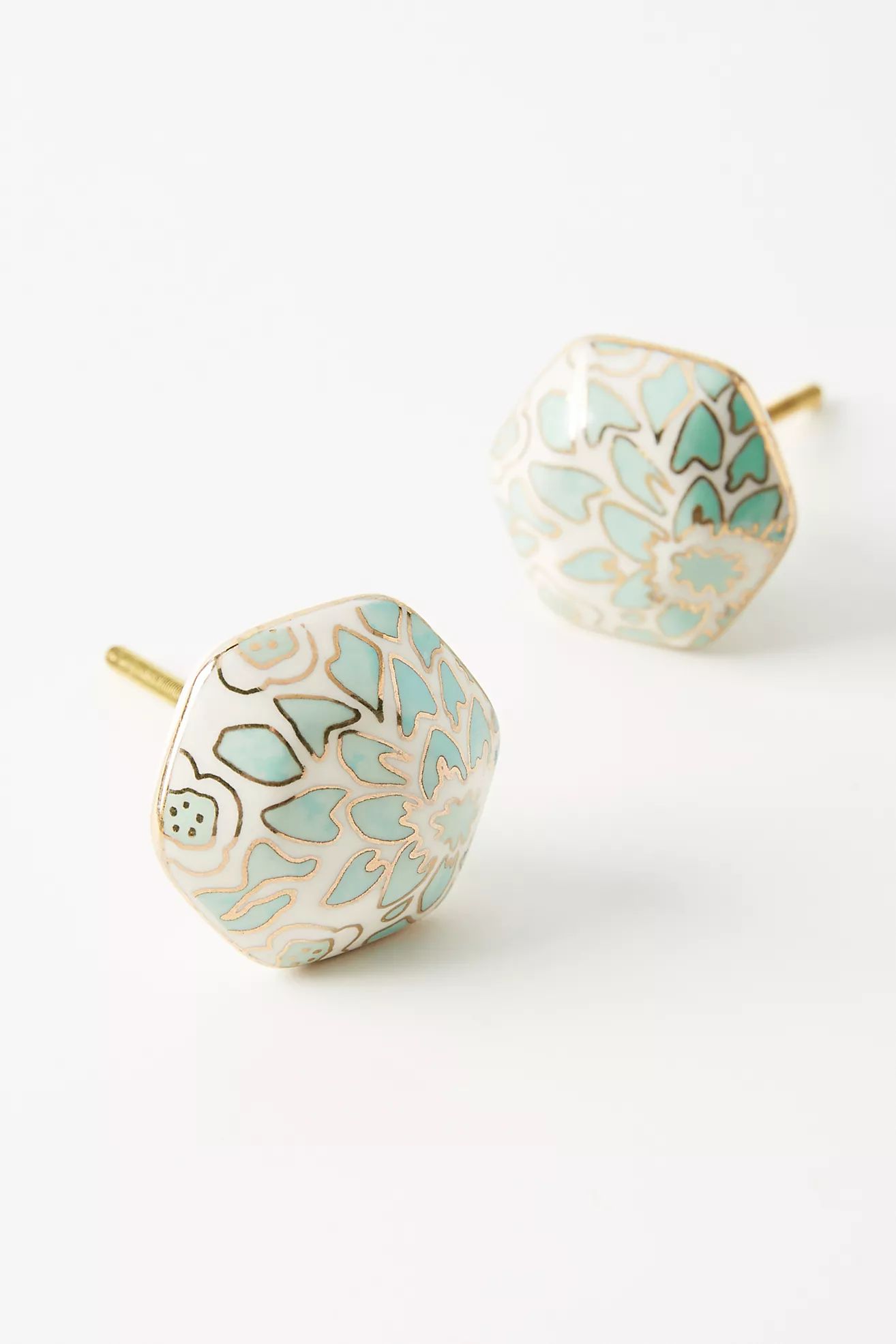 River Reflection Knobs, Set of 2 | Anthropologie (US)