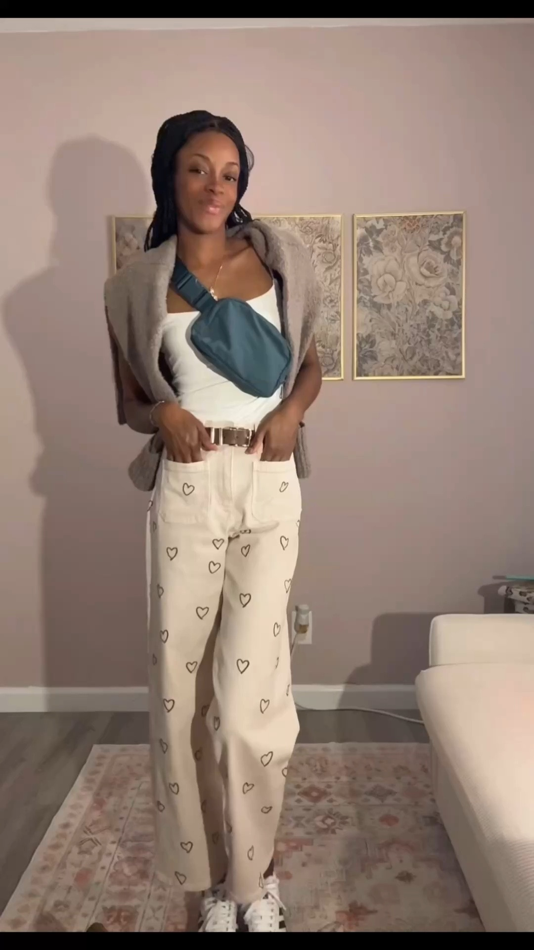 Another easy, fun Spring outfit idea with these embroidered pants. You can literally pair these pants with anything you already have in your closet #springfashion 

#LTKSeasonal #LTKootd