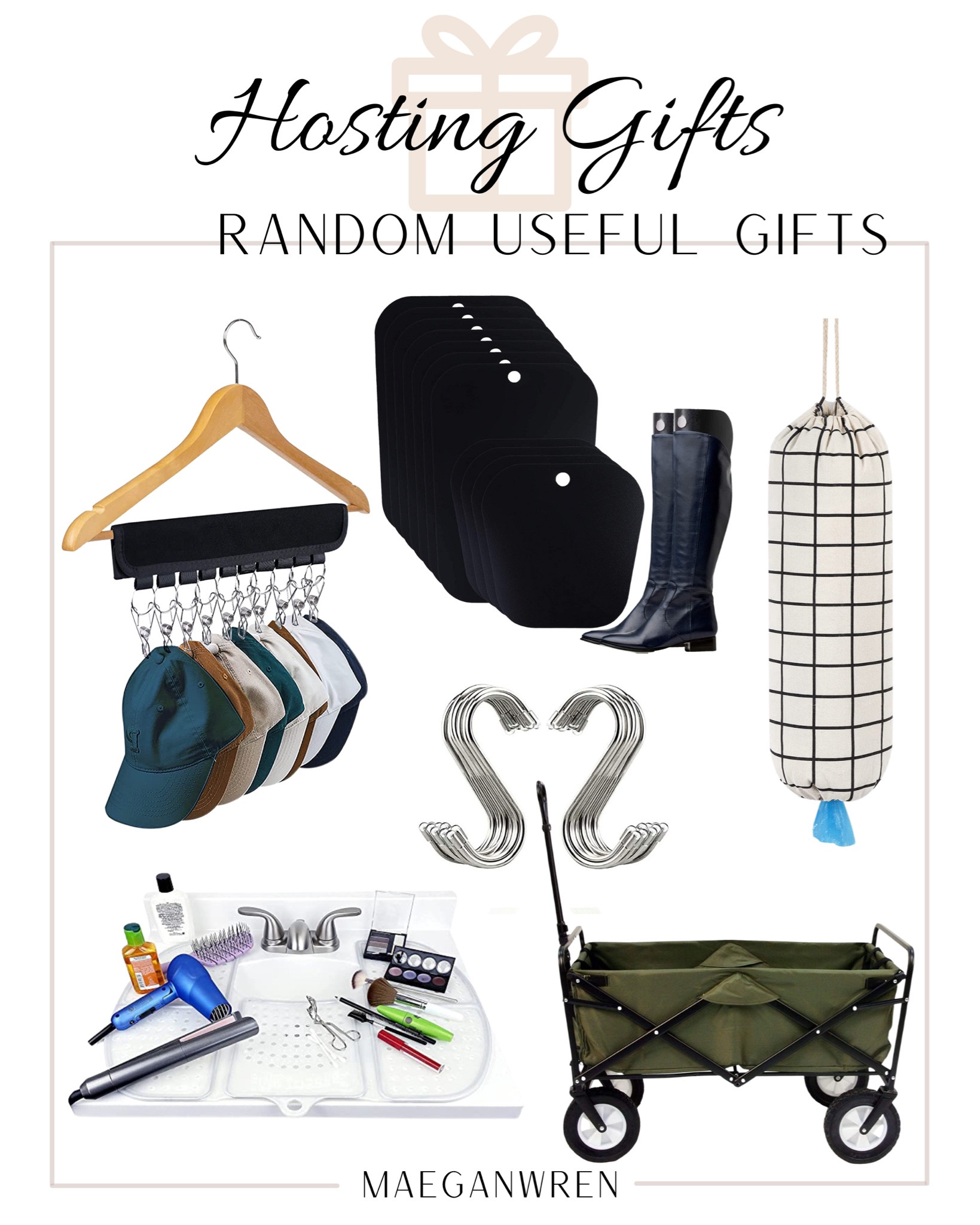 Holiday Gift Guide, random useful gifts, wagon, boot shaper, structure inserts for boots, grocery bag holder, dispenser, hat hanger, sink cover, organizer mat, s hooks for hanging pants, Amazon finds, affordable gifts, inspo

#LTKHoliday #LTKunder50 #LTKGiftGuide
