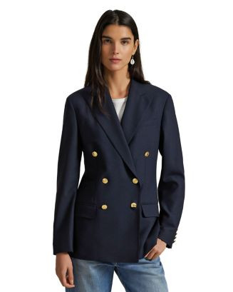Double Breasted Stretch Wool Blazer | Bloomingdale's (AU)