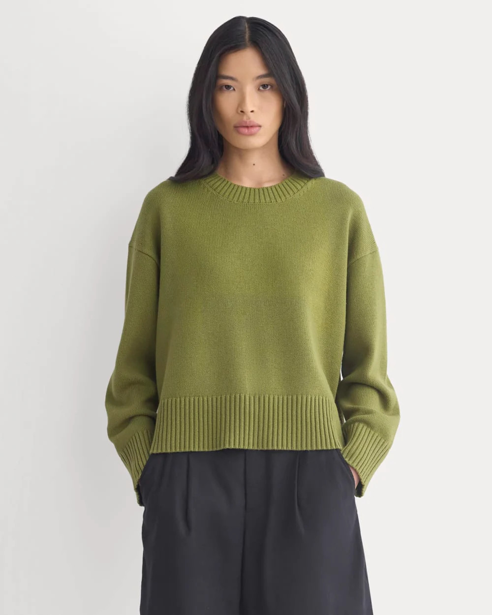 The Boxy Sweater in Everyday Cotton | Mayfly | Everlane