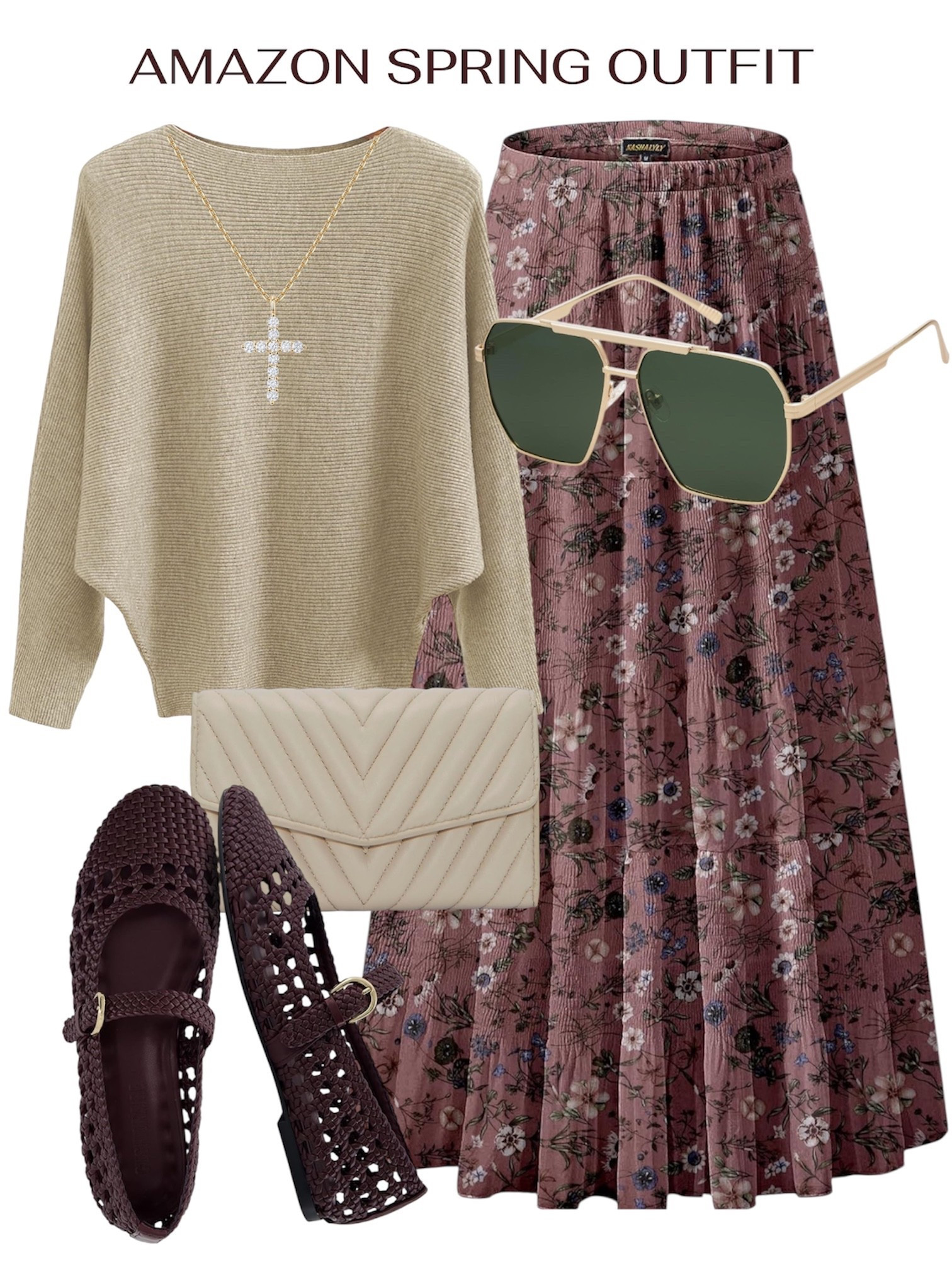 Amazon spring outfit idea. Love this popular dolman sweater and sunglasses. Both on sale now! 



Spring break, spring look, Mary Jane ballet flats, 

#LTKootd #LTKSeasonal #LTKWorkwear