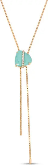 Ettika Reconstituted Turquoise Solstice Bolo Necklace | Nordstrom | Nordstrom