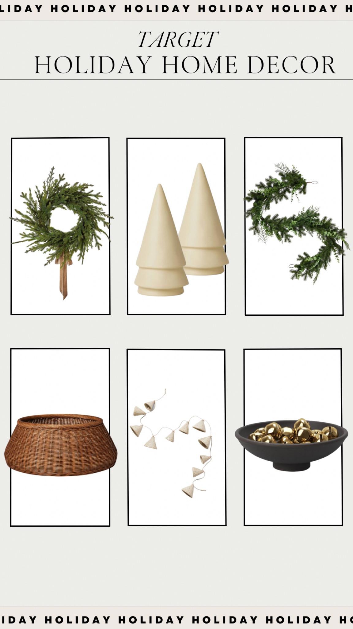 Target holiday decor | home decor | neutral holiday decor 

#LTKHoliday #LTKhome #LTKSeasonal