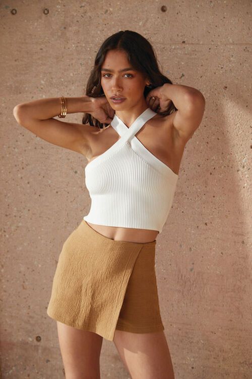 Sweater-Knit Halter Crop Top | Forever 21 | Forever 21 (US)