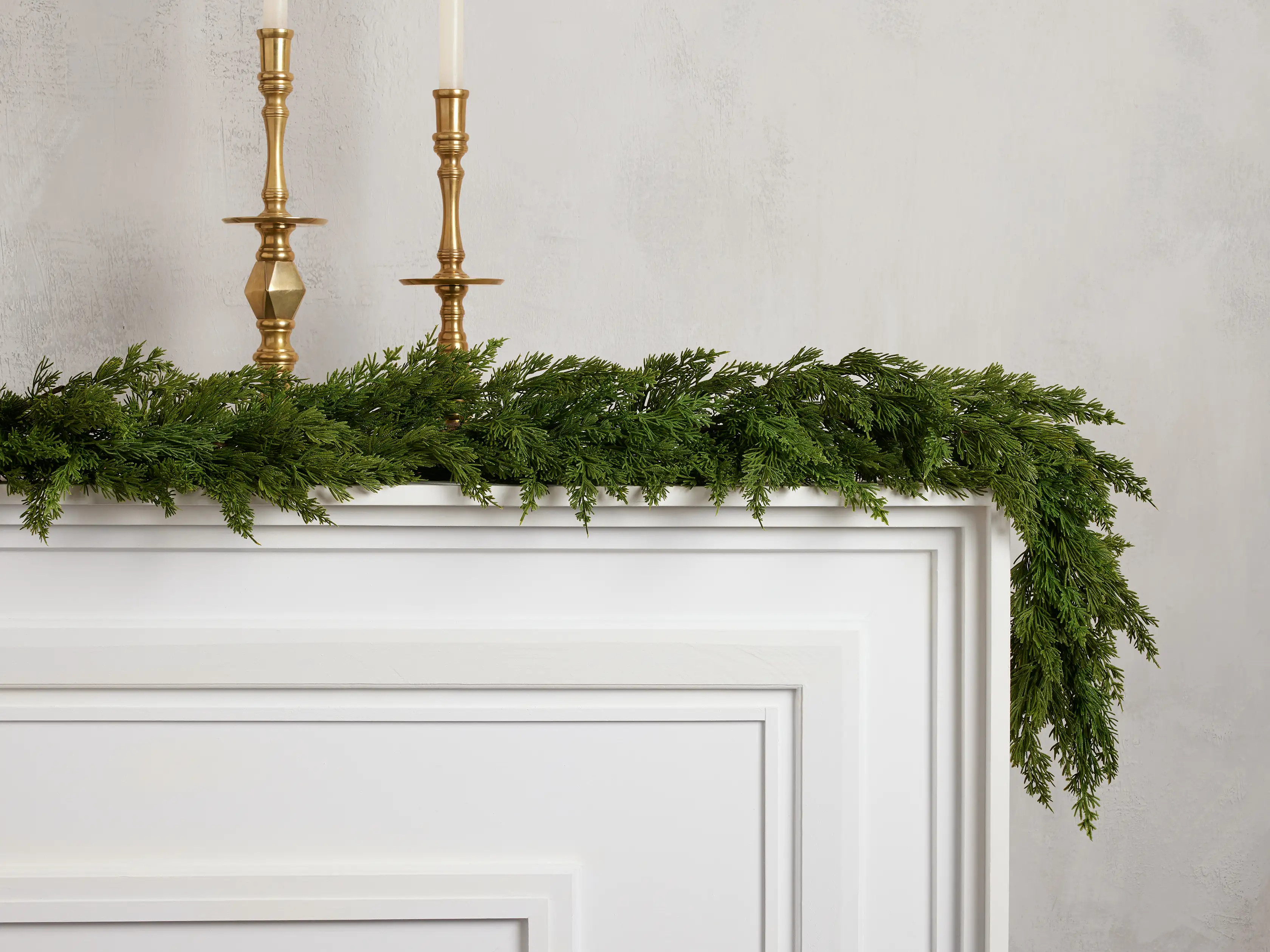 Faux 9' Cedar Garland | Arhaus