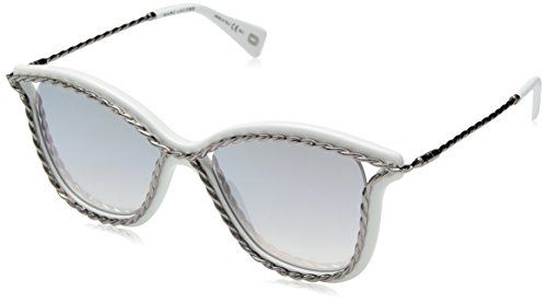 Marc Jacobs Women's Marc160s Cateye Sunglasses WHITE 52 mm | Amazon (US)