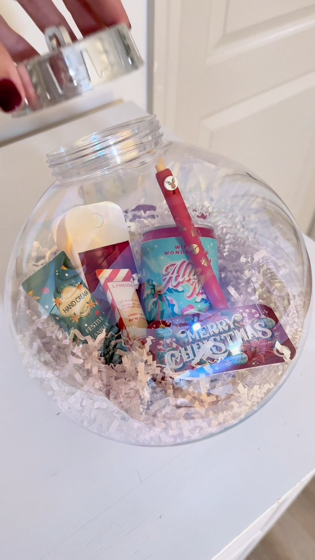 Iridescent plastic ornament fillable DIY Christmas gifts for teachers, neighbors, friends, etc #christmas #DIY 

 

#LTKHoliday #LTKGiftGuide #LTKSeasonal #LTKGiftGuide #LTKHoliday #LTKSeasonal #LTKGiftGuide #LTKSeasonal #LTKHoliday