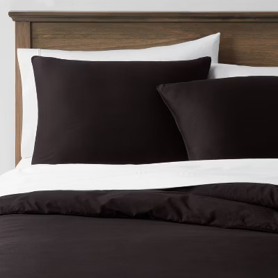 Washed Cotton Sateen Duvet & Sham Set - Threshold™ | Target