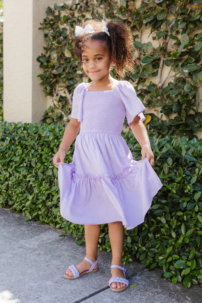 Mini Lennon Dress in Lavender | Ivy City Co