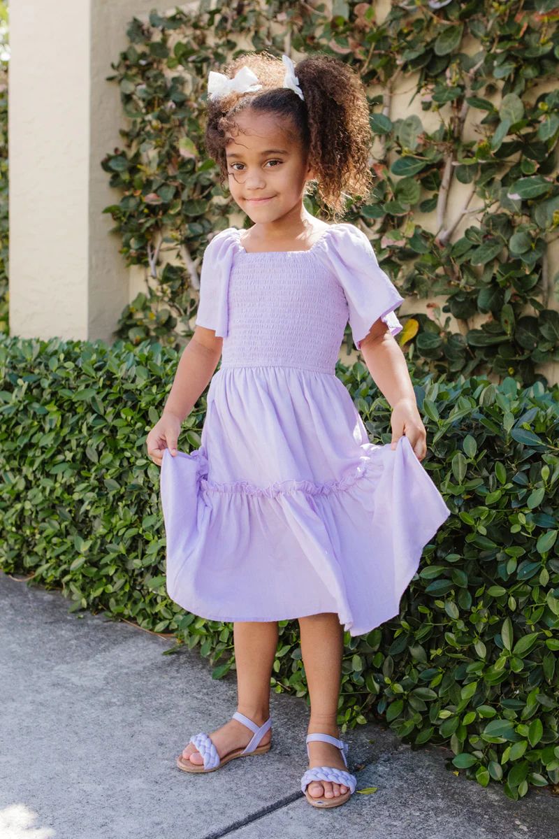 Mini Lennon Dress in Lavender | Ivy City Co