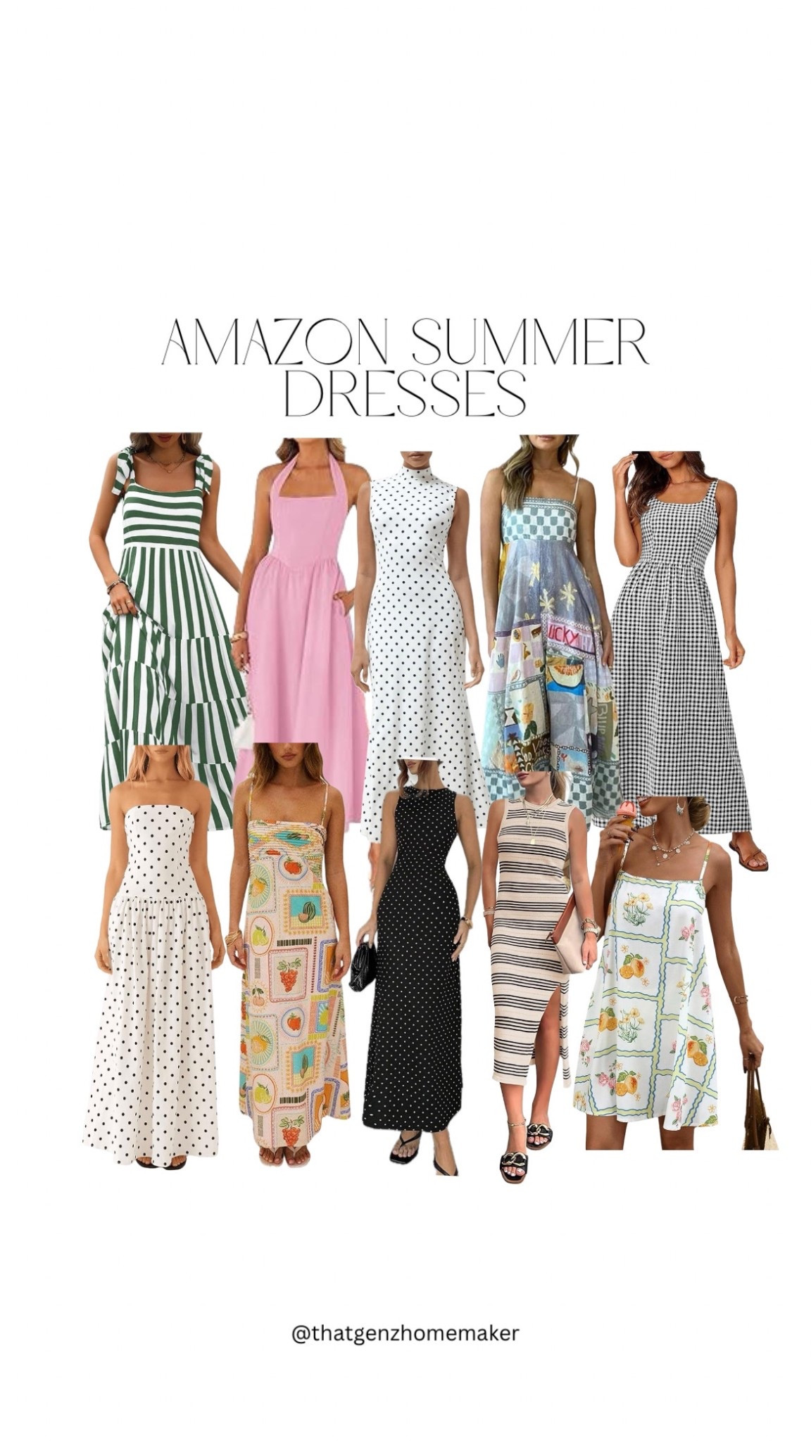 amazon summer dresses

amazon summer sundresses, sundresses from amazon, polka dot dress, summer vacation dress, summer vacation outfit, gingham dress 

#LTKStyleTip #LTKSeasonal