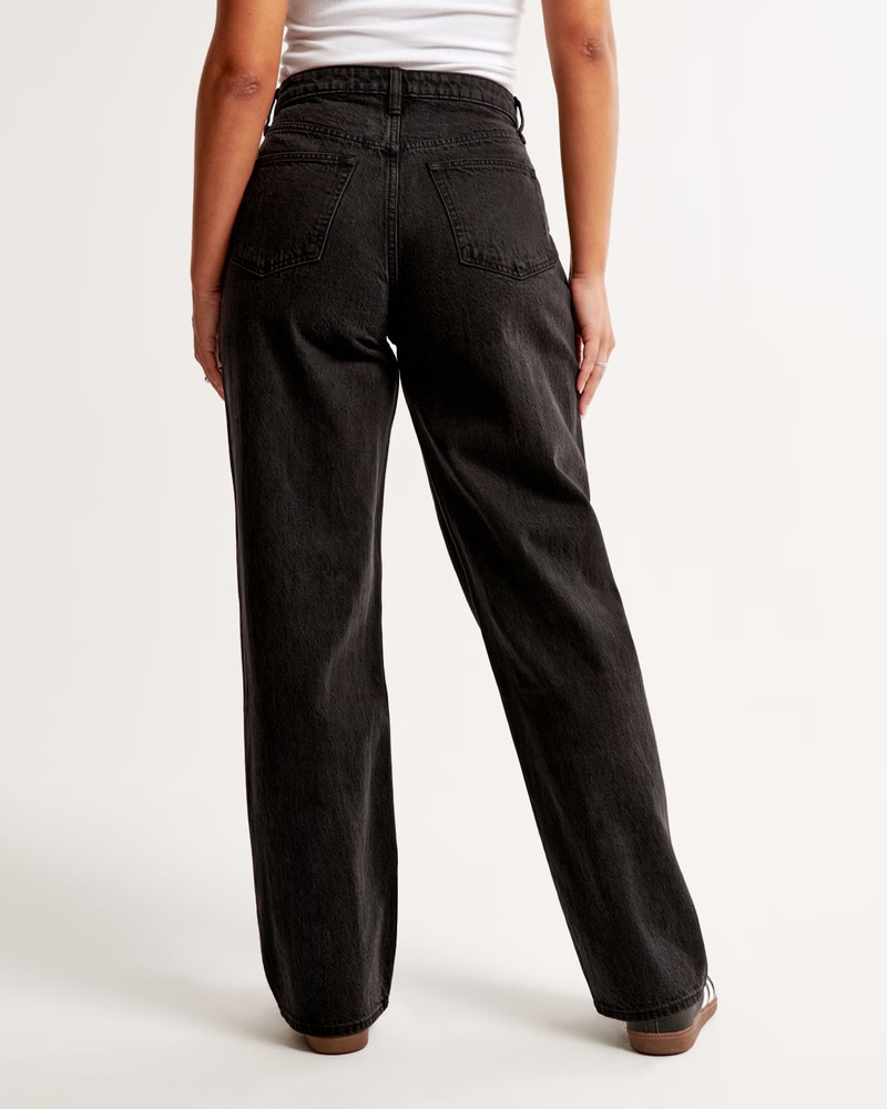 Curve Love High Rise Loose Jean | Abercrombie & Fitch (UK)