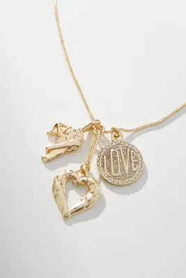 Cupid Heart Charm Necklace | Anthropologie (US)