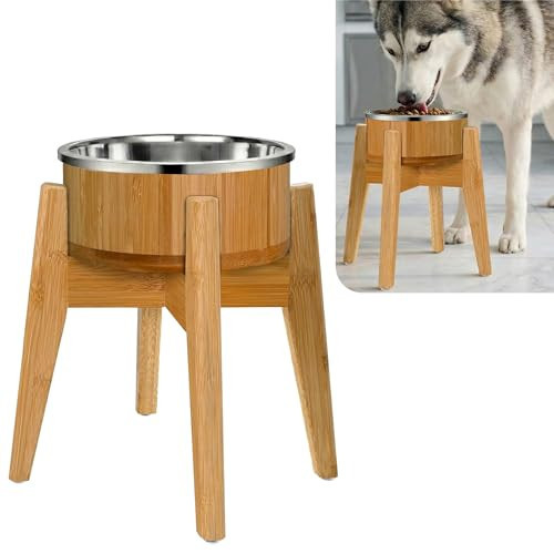 Elevated Dog Bowl for Mid-Large Breed, (12-Inch High, 64-oz) | Amazon (US)