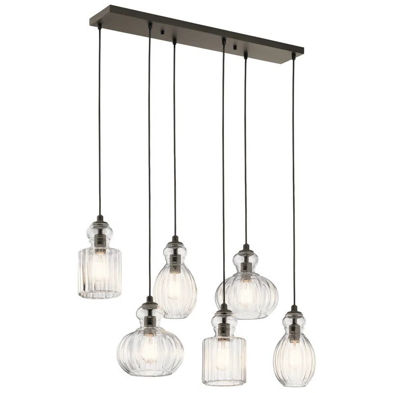 Mcdougal 6-Light Cluster Geometric Pendant | Wayfair North America
