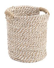 Small Raffia Twisted Round Basket | Home | T.J.Maxx | TJ Maxx