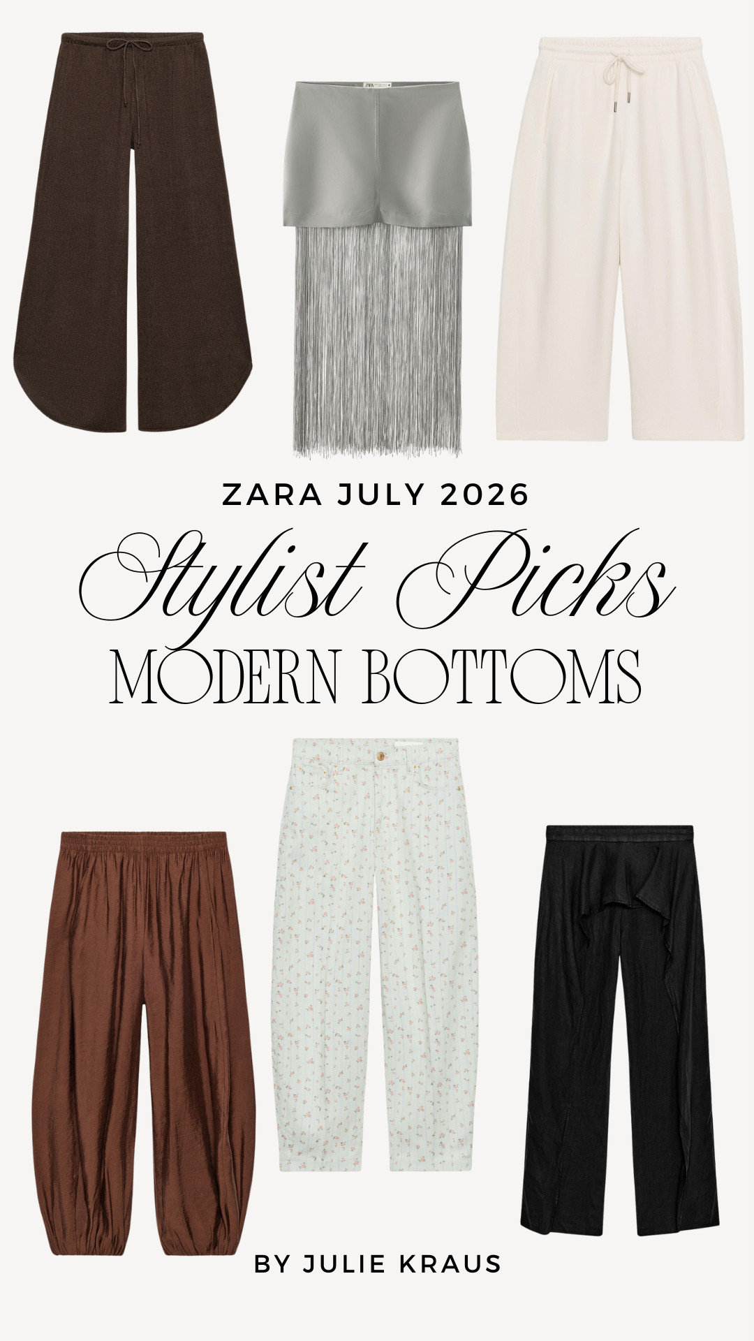 The bottoms from Zara making every outfit feel current and intentional right now. Easy to style and impossible to overlook. Zara Bottoms • Stylist Picks from Zara • Modern Outfit Ideas • Chic Bottoms • Zara Style 2026 

 #LTKSeasonal #LTKOver40
