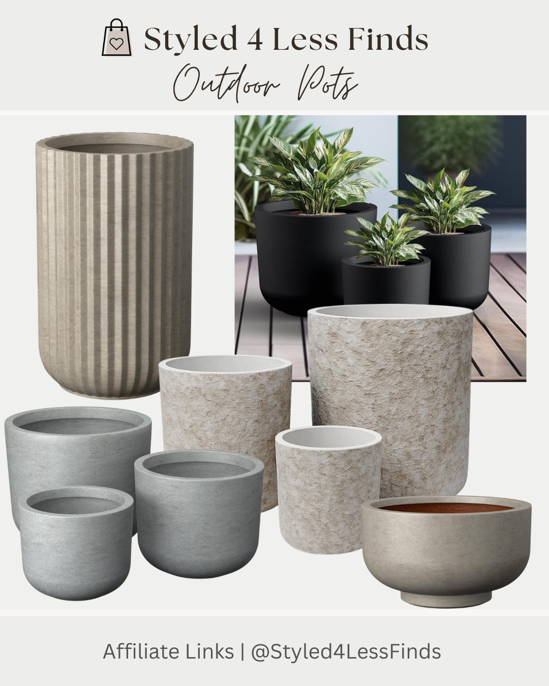 Elevate your garden with these stylish outdoor planters! Perfect for any patio or porch. 

 #LTKcanada #LTKsummer #LTKhome