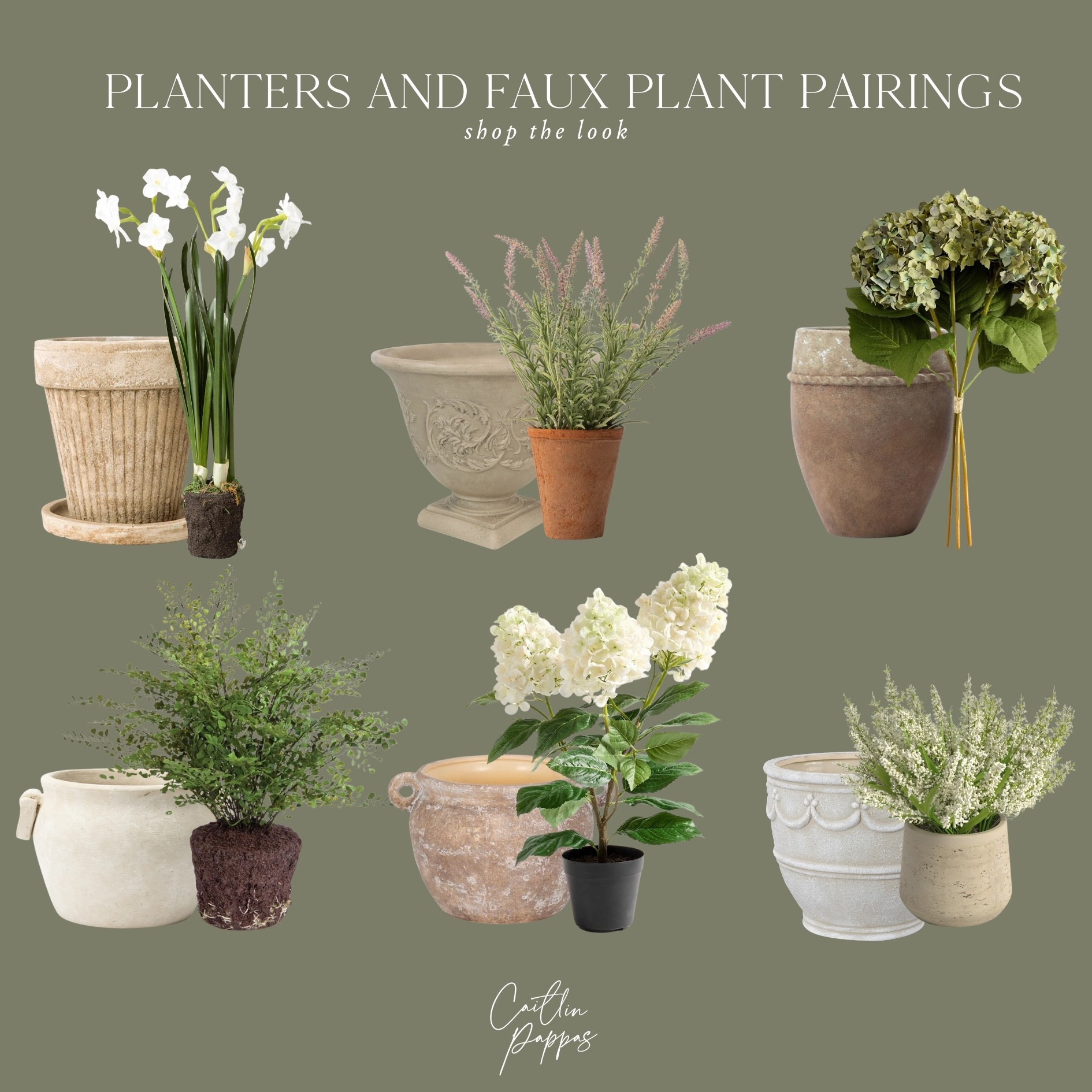 Faux plants and planter pairings for the spring season 🤍

#LTKHome