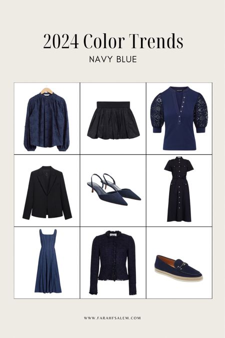Navy blue 2024 color trends💫

#LTKSeasonal #LTKstyletip