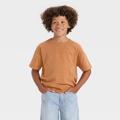 Boys' Short Sleeve Oversized Fit T-Shirt - Cat & Jack™ | Target