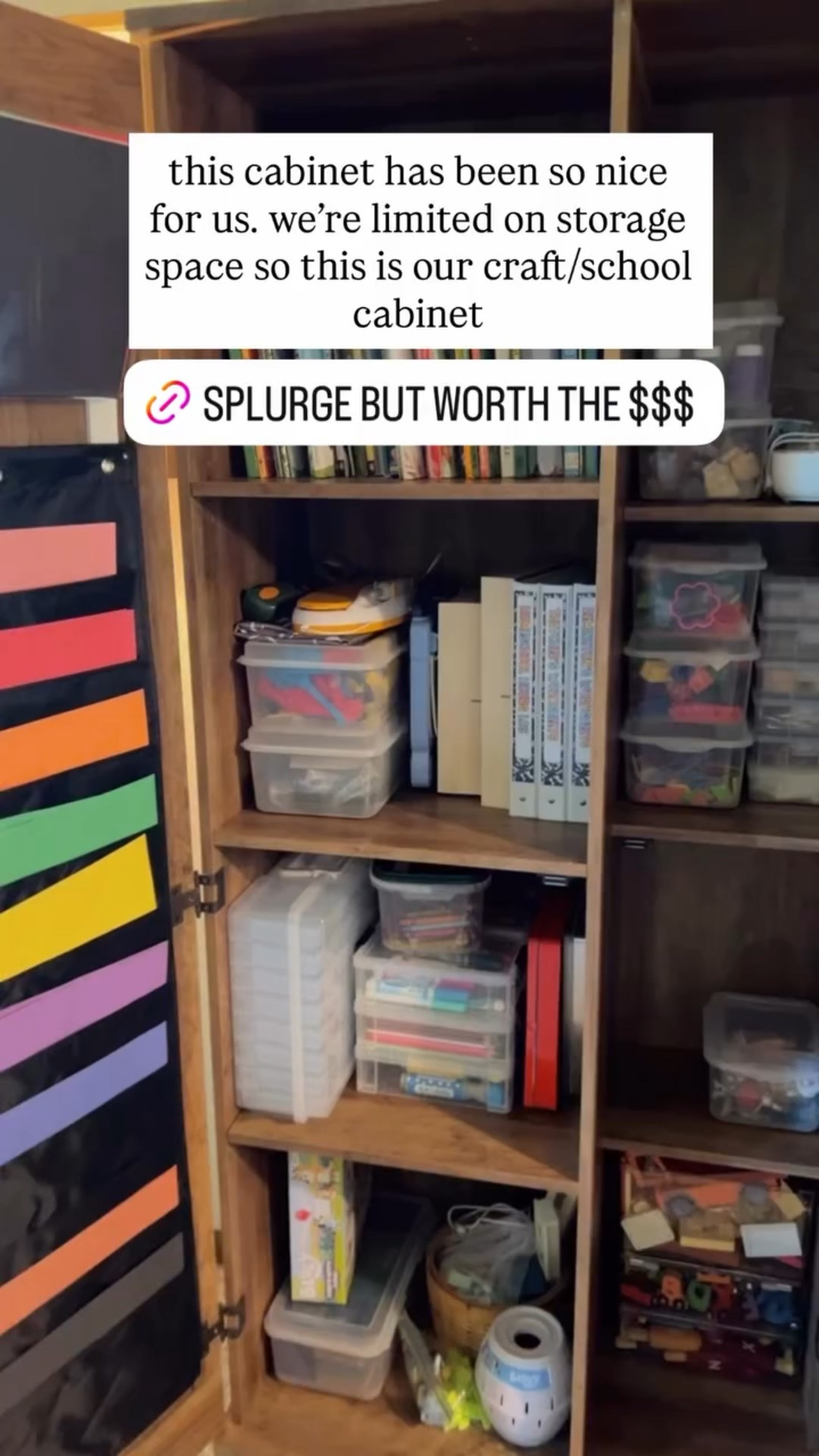 The best cabinet for homeschool and craft storage! Worth every penny. Amazon no longer has the exact wood grain option we have but the oak, black, or white options are just as nice looking. 

#LTKKids #LTKmomlife #LTKHome