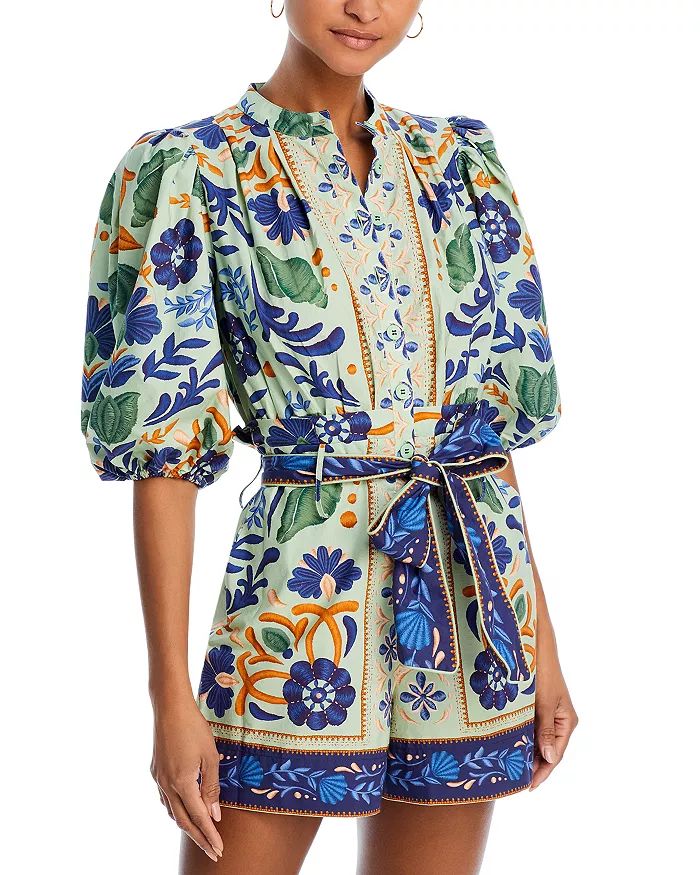 FARM Rio Ocean Tapestry Romper Back to results -  Women - Bloomingdale's | Bloomingdale's (US)