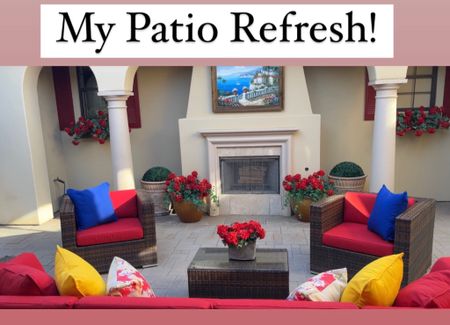 Want to refresh your patio and make it colorful as well as inviting?  Here you go. All from Amazon!  Look at all the links below. Check out my blog for more specifics at drjuliesfunlife.com

#LTKunder50 #LTKSeasonal #LTKhome