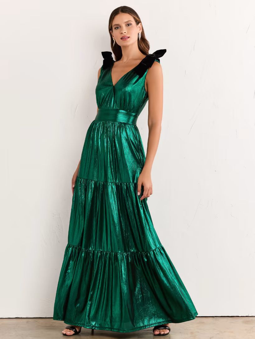 Liquid Satin Evening Maxi Dress - Sugarlips | New York & Company