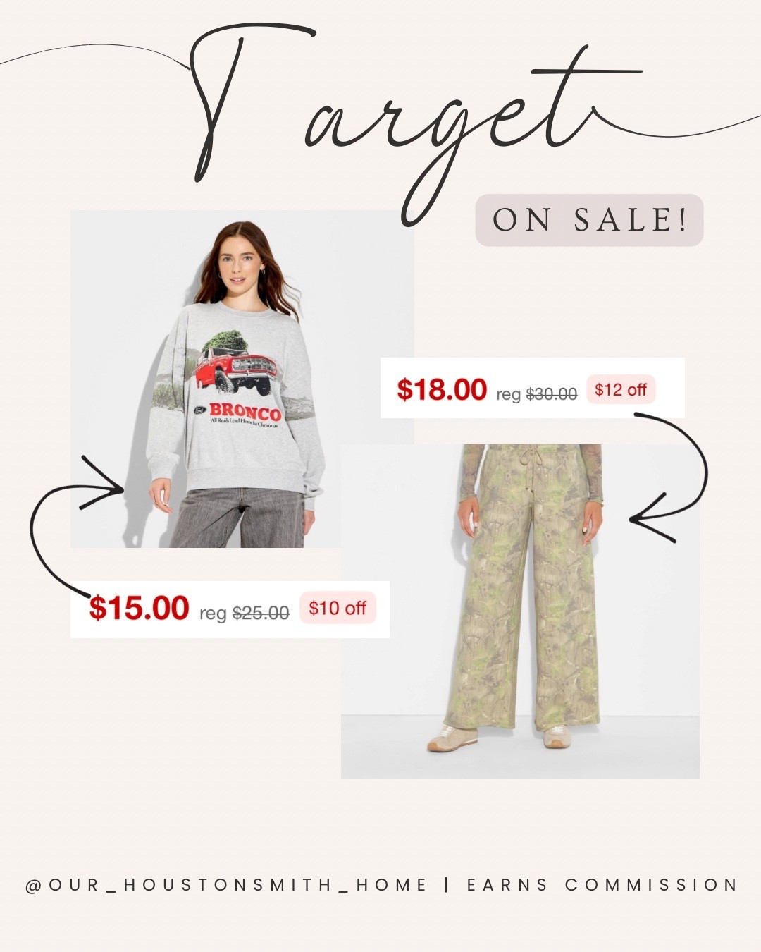 I’ve been wearing this outfit on repeat and excited to see both pieces are on SALE! 🥳 I went with a small in the sweatshirt and it does have an oversized fit. Also went with a small in the pants. I’m 5’7” and they are just right but I def won’t dry them! 

#LTKootd #LTKHoliday #LTKSeasonal