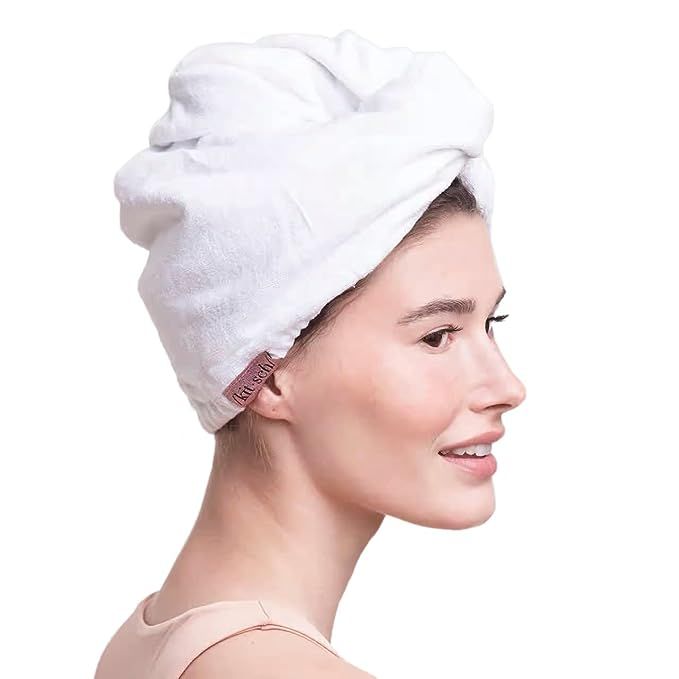 Kitsch Microfiber Hair Towel Wrap for Women, Hair Turban for Drying Wet Hair, Easy Twist Hair Tow... | Amazon (US)
