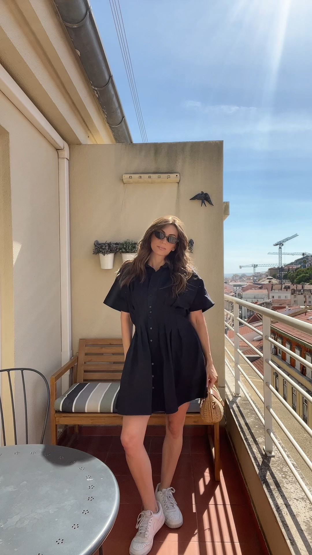 The most perfect vacation dress from Anthropologie! Size down. 