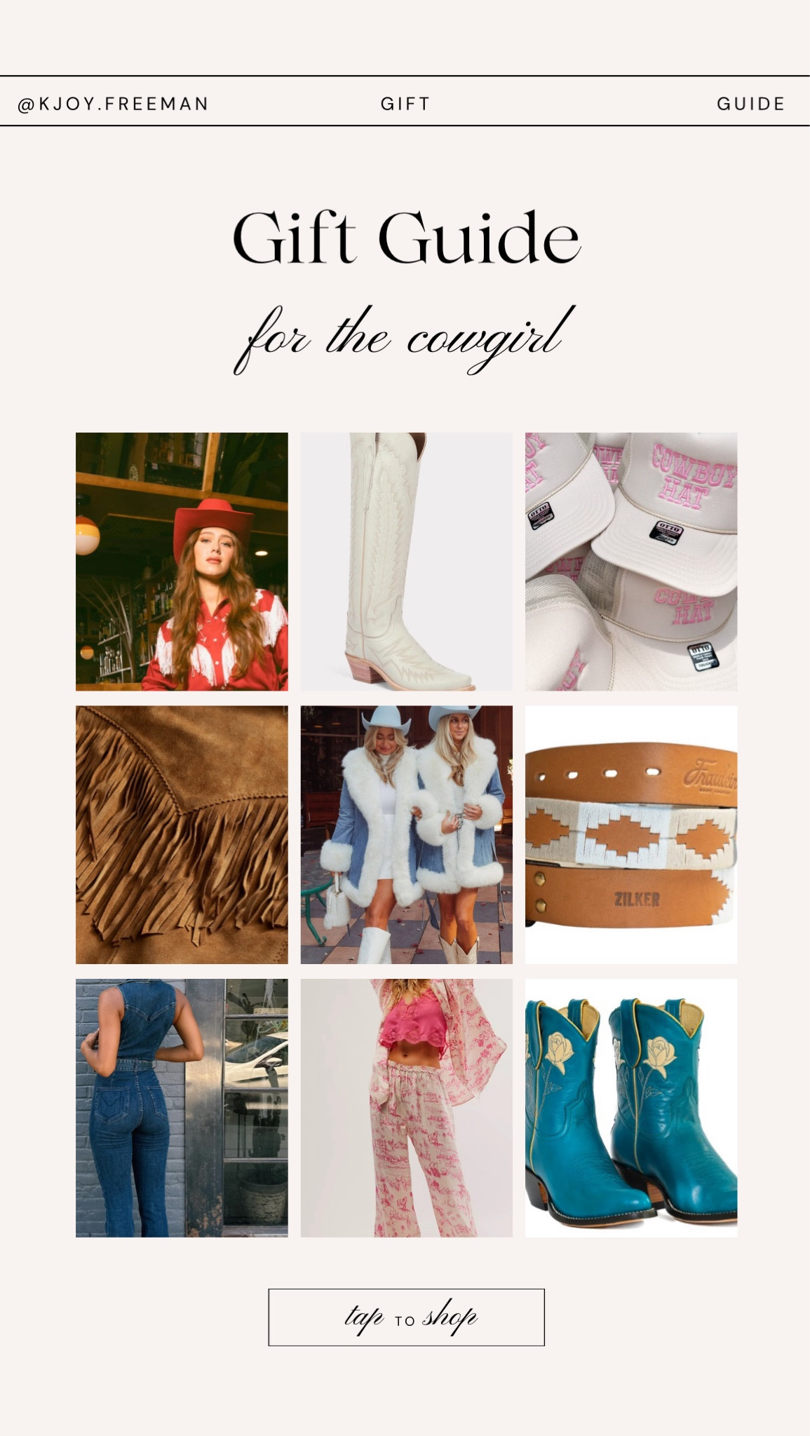 Cowgirl gift guide 

#LTKGiftGuide