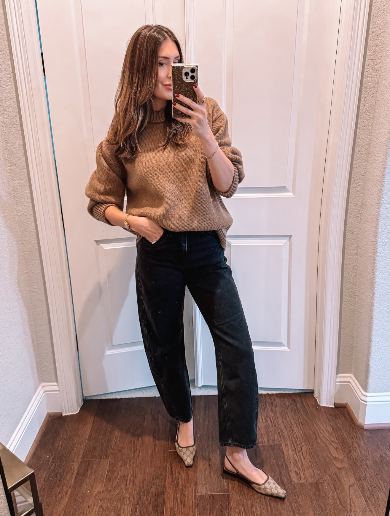 Small in sweater, size 26 in jeans 

#LTKootd