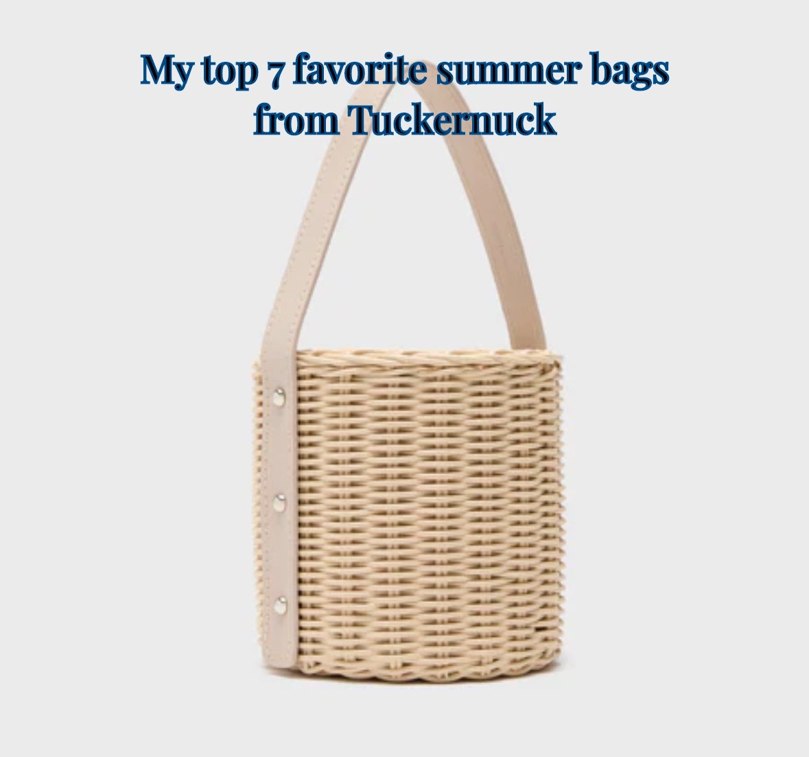 The most perfect summer bags from Tuckernuck!

Summer party
Graduation
Garden party
Baby shower
Bridal shower
Date night 