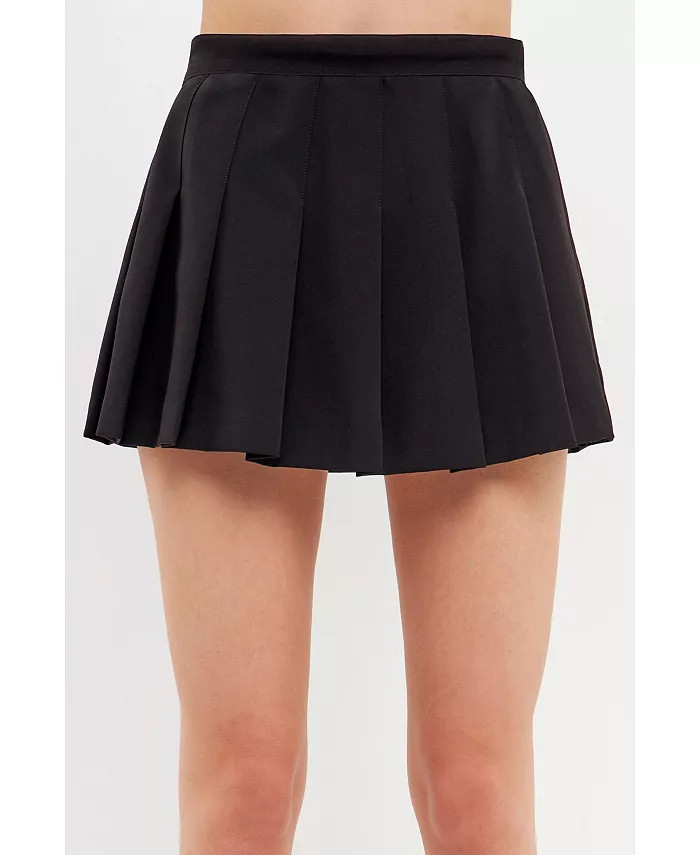 Women's Low Waist Pleated Skort | Macy's