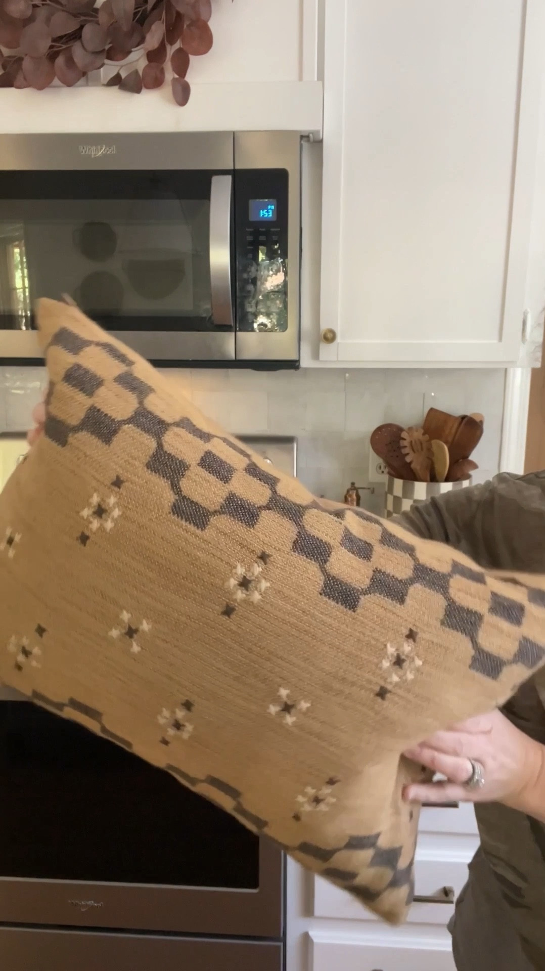 This beautiful lumbar pillow from the Threshold with Studio McGee like is on sale today 20% off! 

#LTKSeasonal #LTKSaleAlert #LTKHome