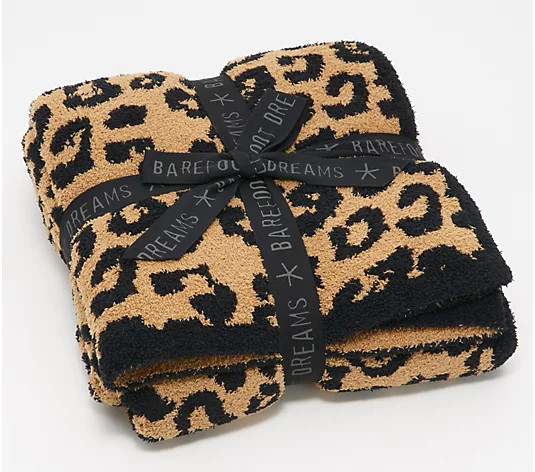 Barefoot Dreams CozyChic Barefoot in the Wild Throw 54" x 72" | QVC