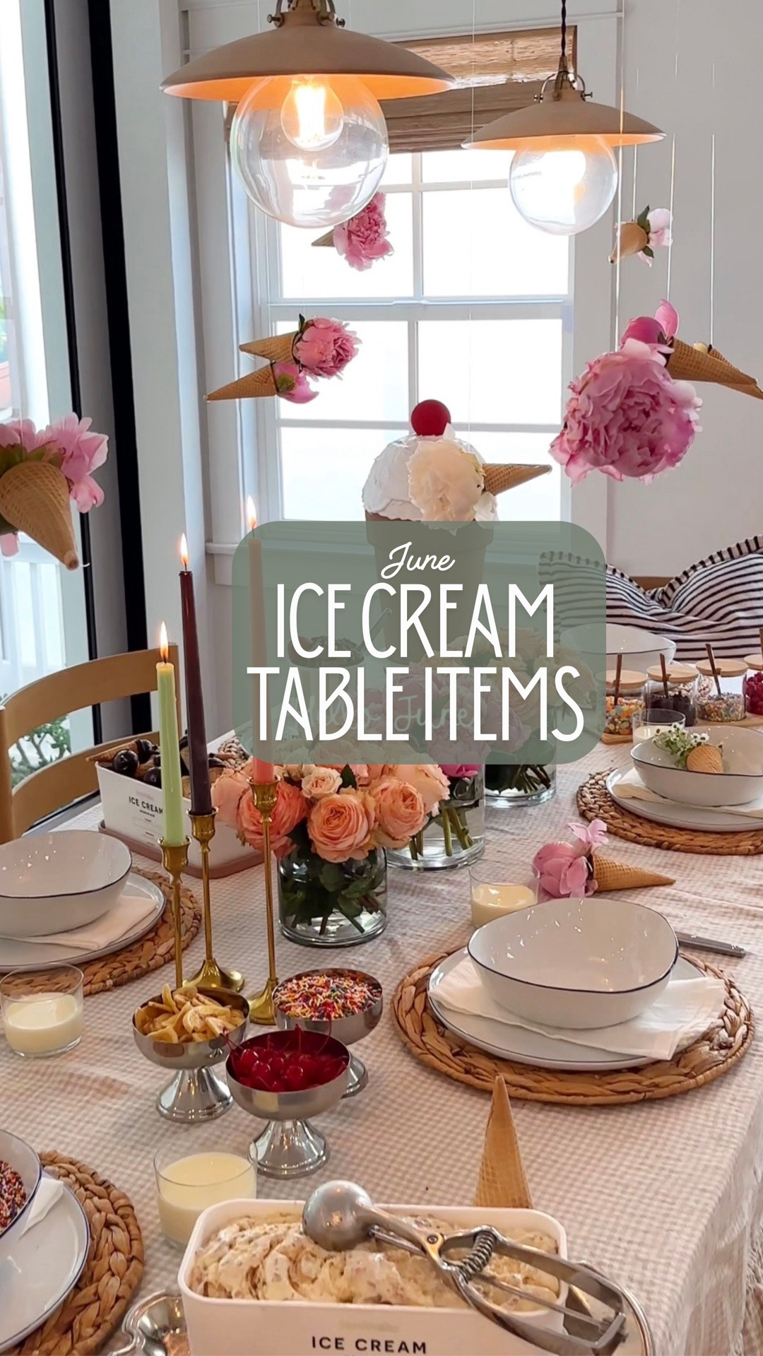 Hello June🍦🌸 Just a little ice cream and whimsy to start the summer 🥹

#summer #icecream #diy