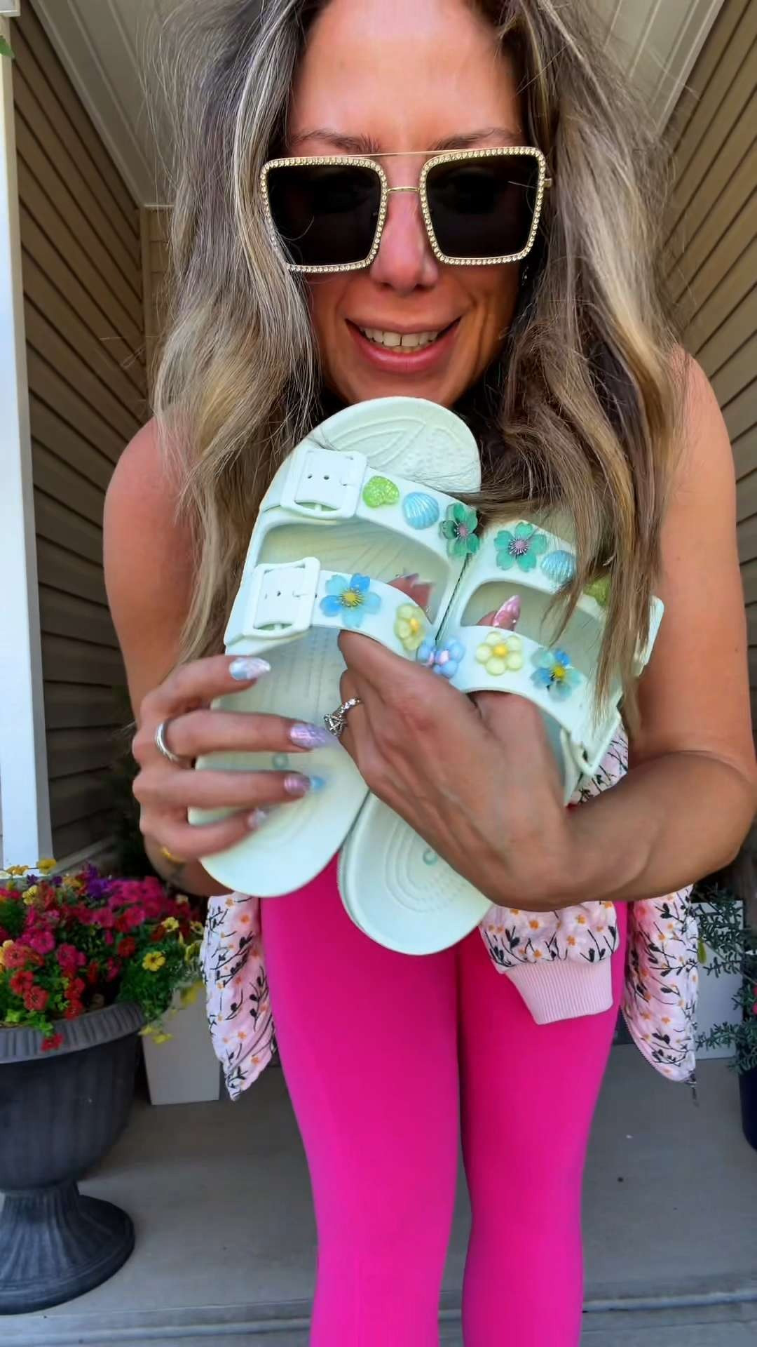 The retro ice or marbled color feels like the perfect fun summer sandals. 🩵

#LTKStyle #LTKShoeCrush #crocssandals #summerstyle #earnscommissions 

 #LTKootd #LTKSeasonal #LTKOver40