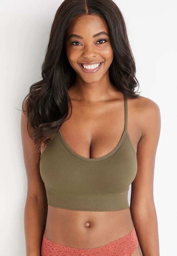 True Stretch Seamless Simple Strap Bralette | Maurices