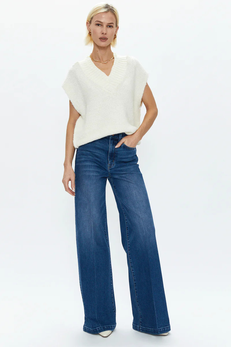 Lana High Rise Wide Leg - Cider | Pistola Denim